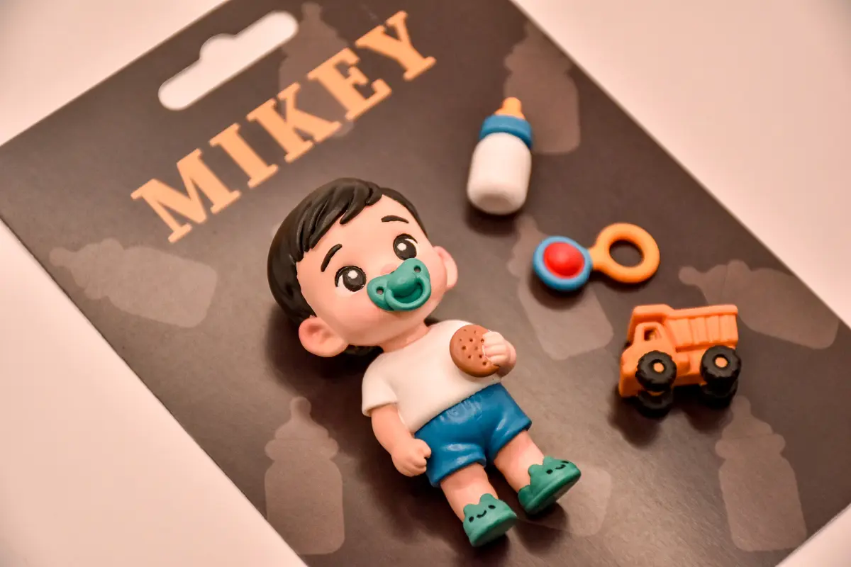 寶寶公仔MIKEY 3D 列印客製化模型正面展示