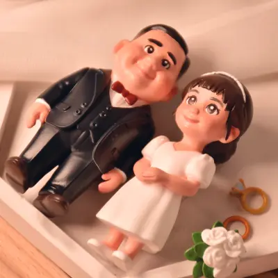 婚禮紀念公仔