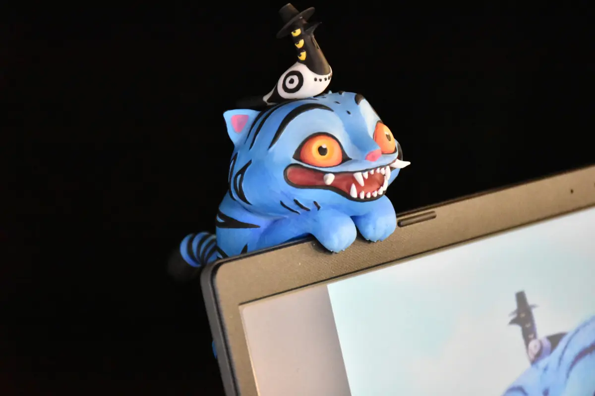 Derpy 螢幕掛公仔 3D 列印客製化模型正面展示
