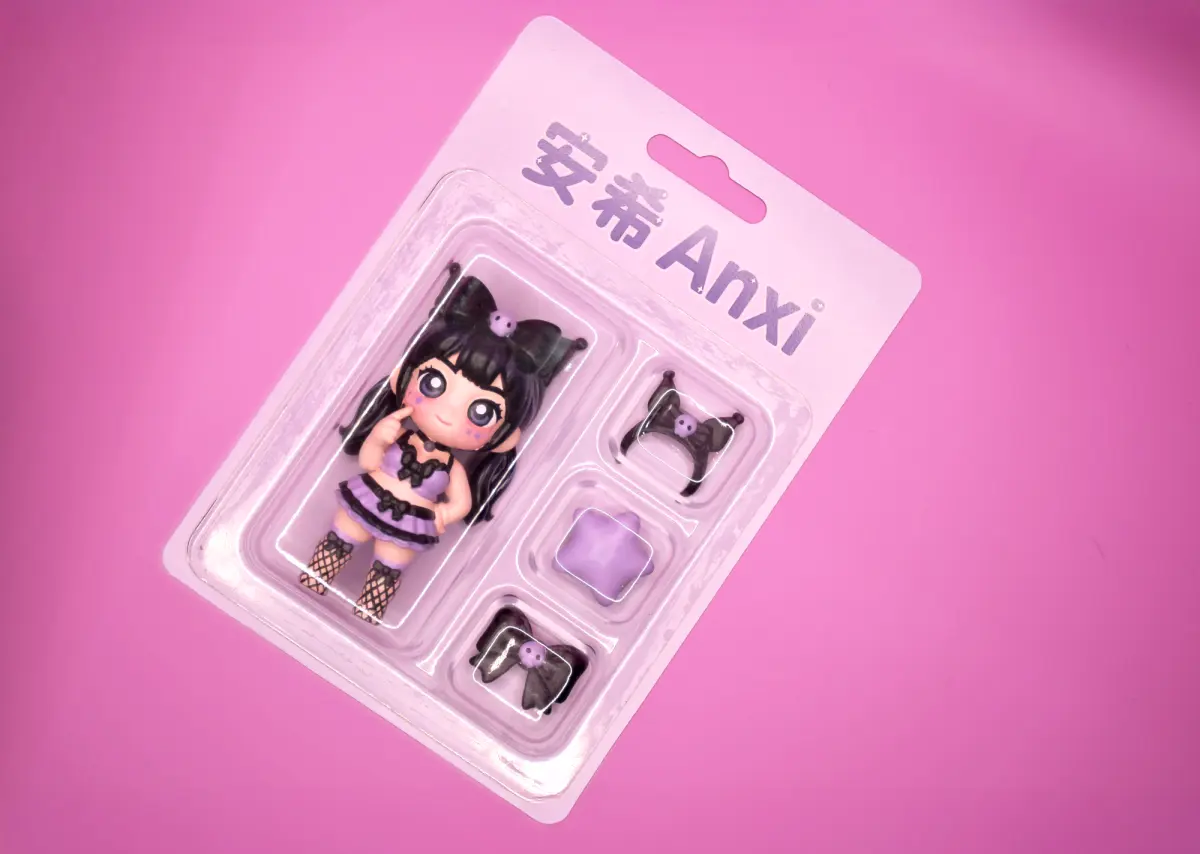 泡殼公仔Anxi另一角度完整展示