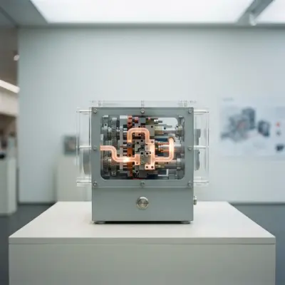 展場互動模型規劃，剖面結構與操作回饋的展示裝置