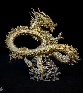 金銅祥龍擺飾
